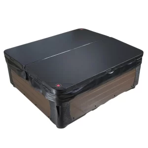 Kingston Hot Tub Cover – 216cm x 240cm / 85″ x 94.5″ (Black)