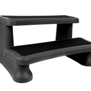 Brown Spa Steps – 84cm (Deluxe with Rubber Tread)